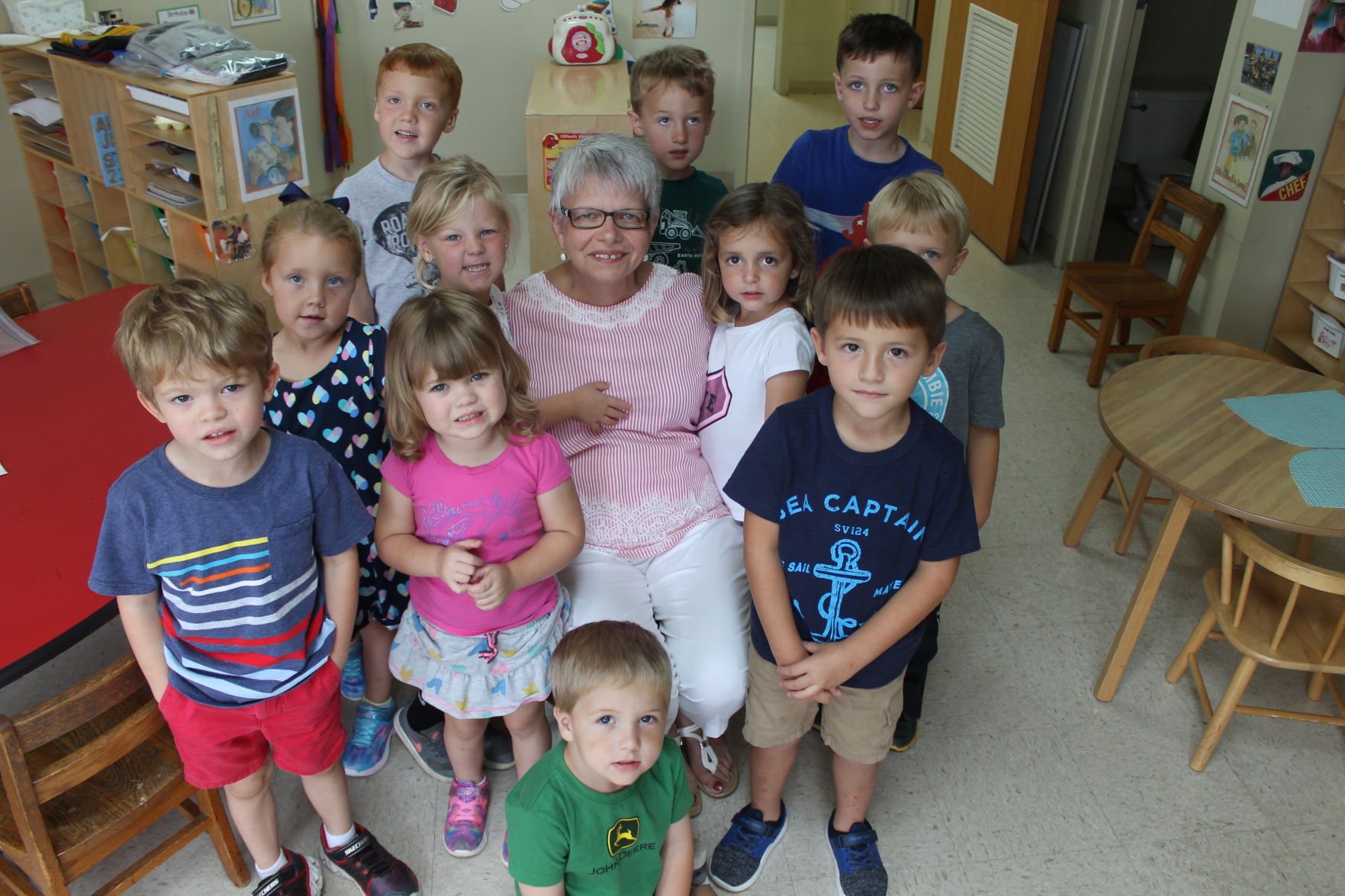 Linda Conner with kids
